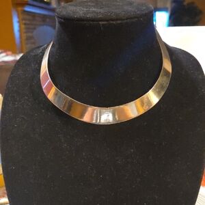 Mexican Alpaca Silver Choker Necklace